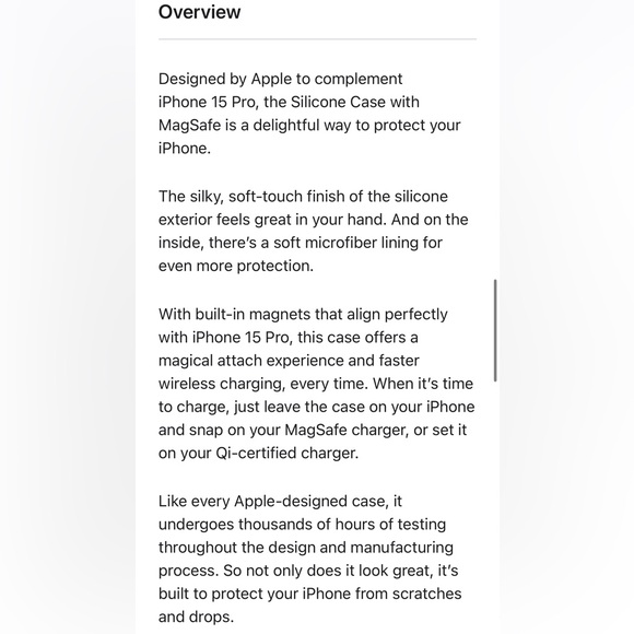 iPhone 15 Pro Silicone Case with MagSafe - Storm Blue - Picture 2 of 5